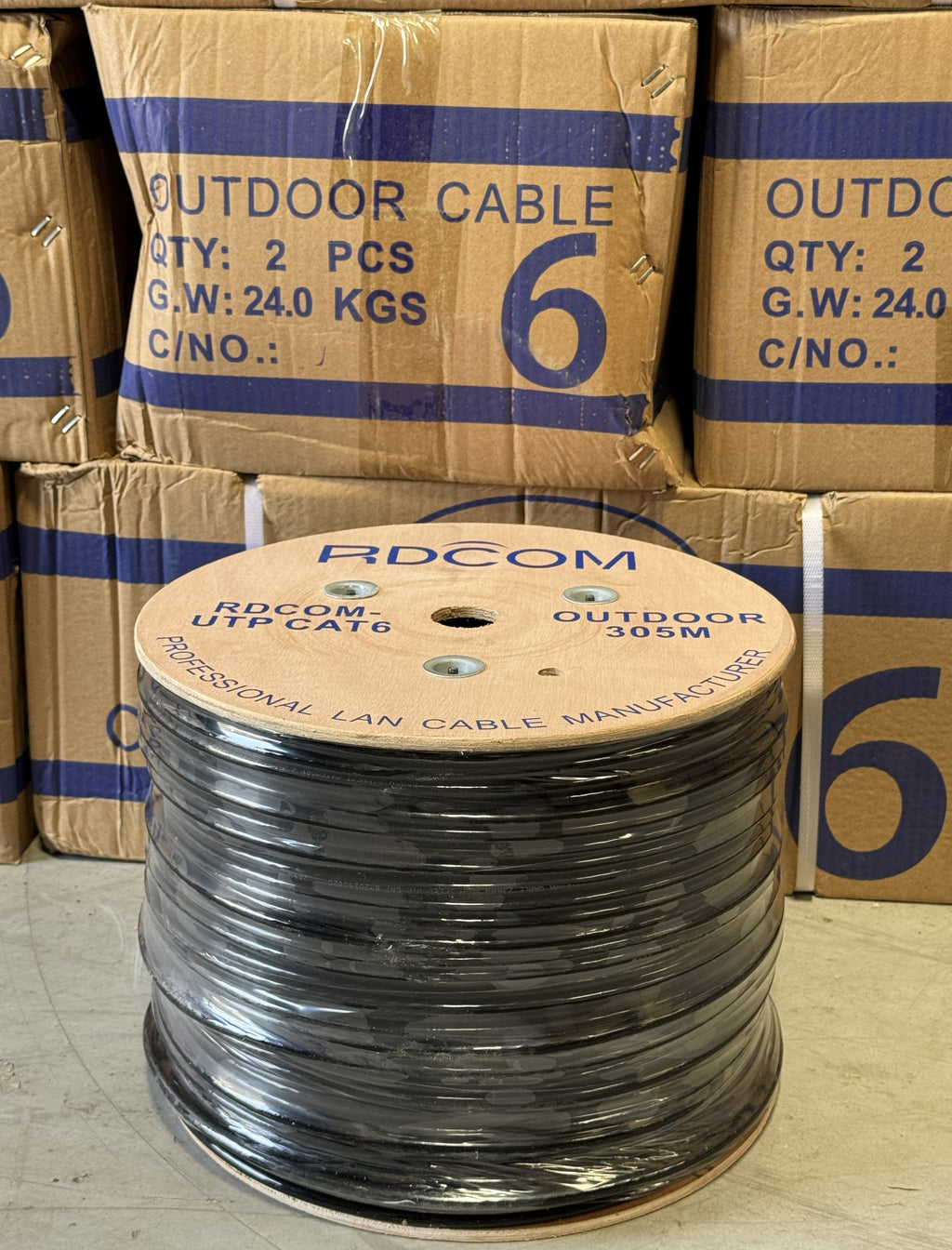 RDCOM CAT6 Outdoor LAN Cable