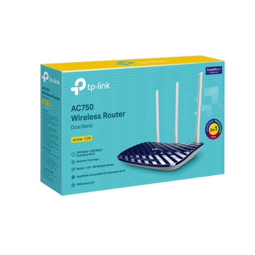 TP-Link Archer C20 AC750 Dual-Band Router