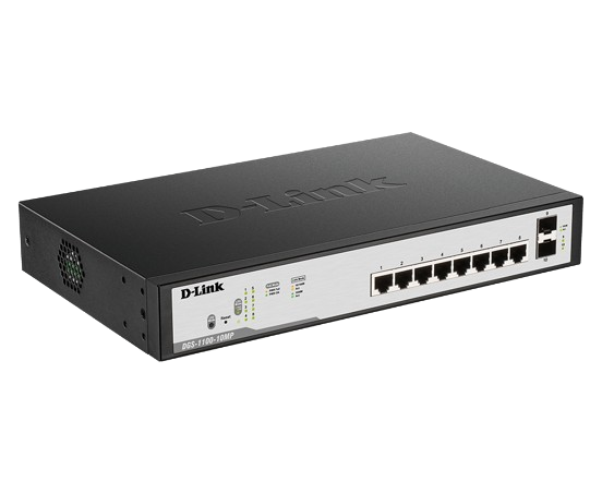 D-Link DGS-F1100-10P-E 8-Port Gigabit PoE Switch