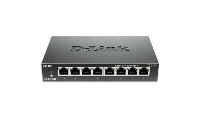 D-Link DGS-108 8-Port Gigabit Switch