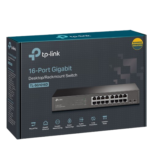 TP-Link TL-SG1016D 16-Port Gigabit Switch