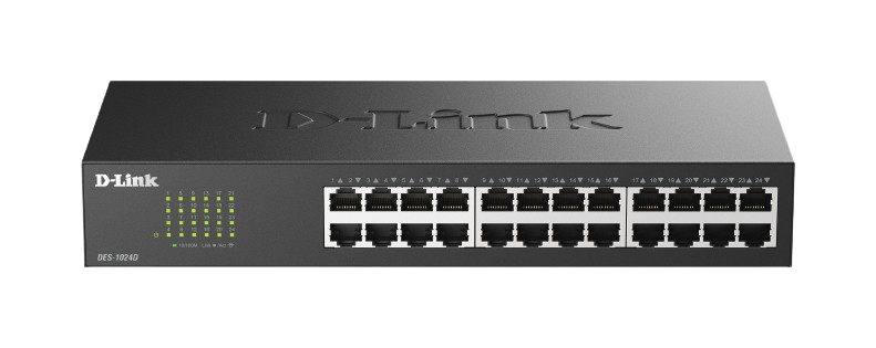 D-Link DES-1024D 24-Port Unmanaged Desktop Switch