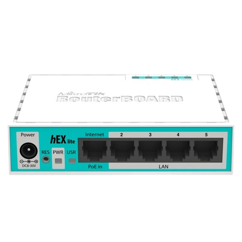 MikroTik RB750UPR2 Hex PoE Lite Routing Appliance