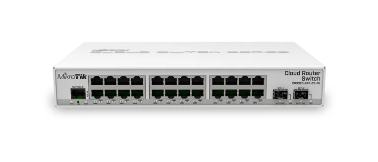 MikroTik CRS326-24G-2S Managed Switch-Router