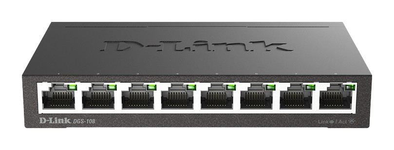 D-Link DGS-108 8-Port Gigabit Switch
