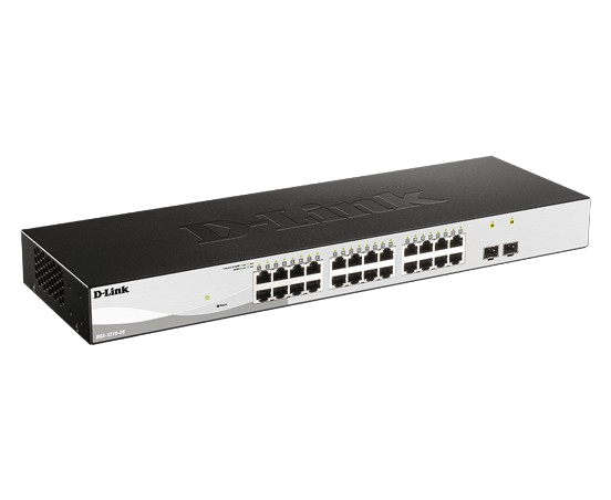 D-Link DGS-F1210-26PS-E 24-Port Gigabit PoE Switch