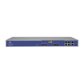 Network switch with multiple ports on a white background
