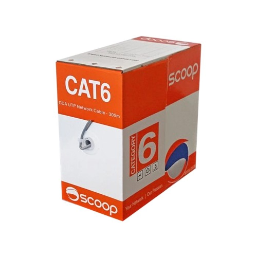 Scoop Cat 6 UTP Ethernet LAN Cable