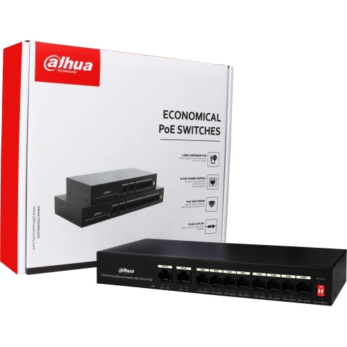 Dahua DH-PFS3010-8ET-65 8-Port PoE Switch