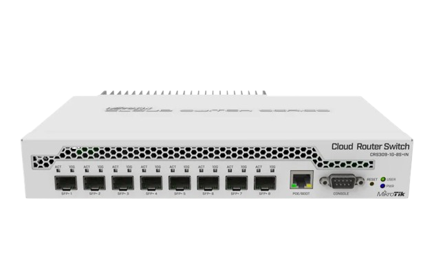 MikroTik CRS309 8-Port SFP+ 10G Switch