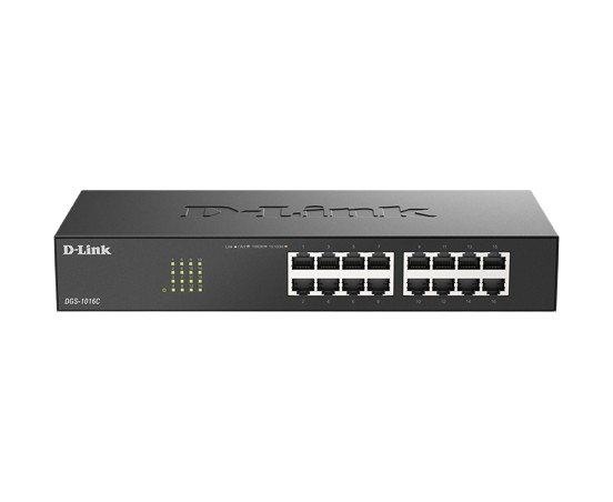D-Link DGS-1016C 16-Port Gigabit Unmanaged Switch