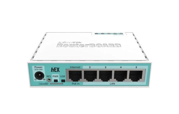 MikroTik RB750GR3 Hex Compact Router