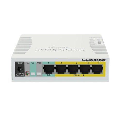 MikroTik RB260GSP Hardened Router