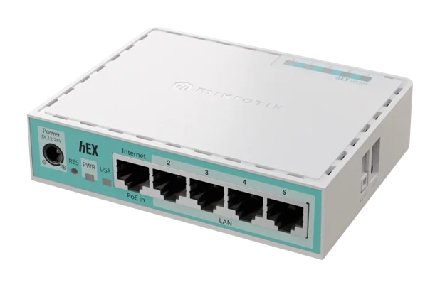 MikroTik RB750GR3 Hex Compact Router
