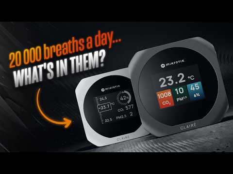 MikroTik CLAIRÉ Smart Indoor Air Quality Monitor